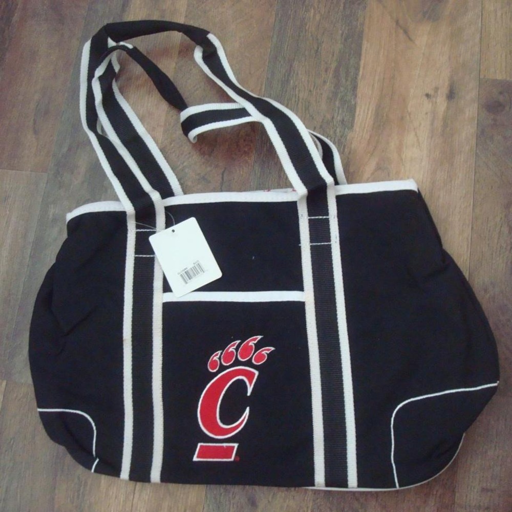 CINCINNATI BEARCATS 16X12 BAG PURSE VINTAGE NEW TAILGATE HANDBAG TOTE